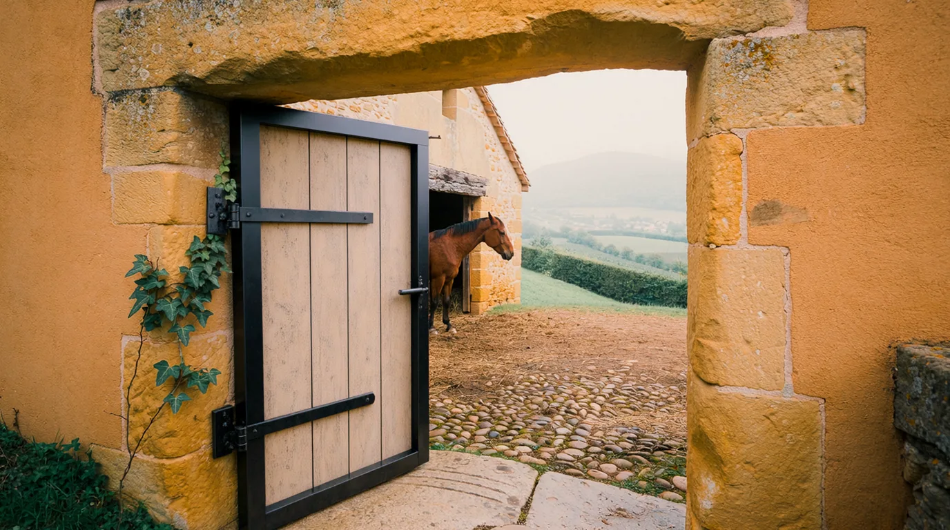 Entrée, Cheval Bienveillant, centre équestre à Saint-Étienne